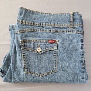 Woman's HissyFit Blues -  3 Button -  5 Pocket Blue Jeans Size 24